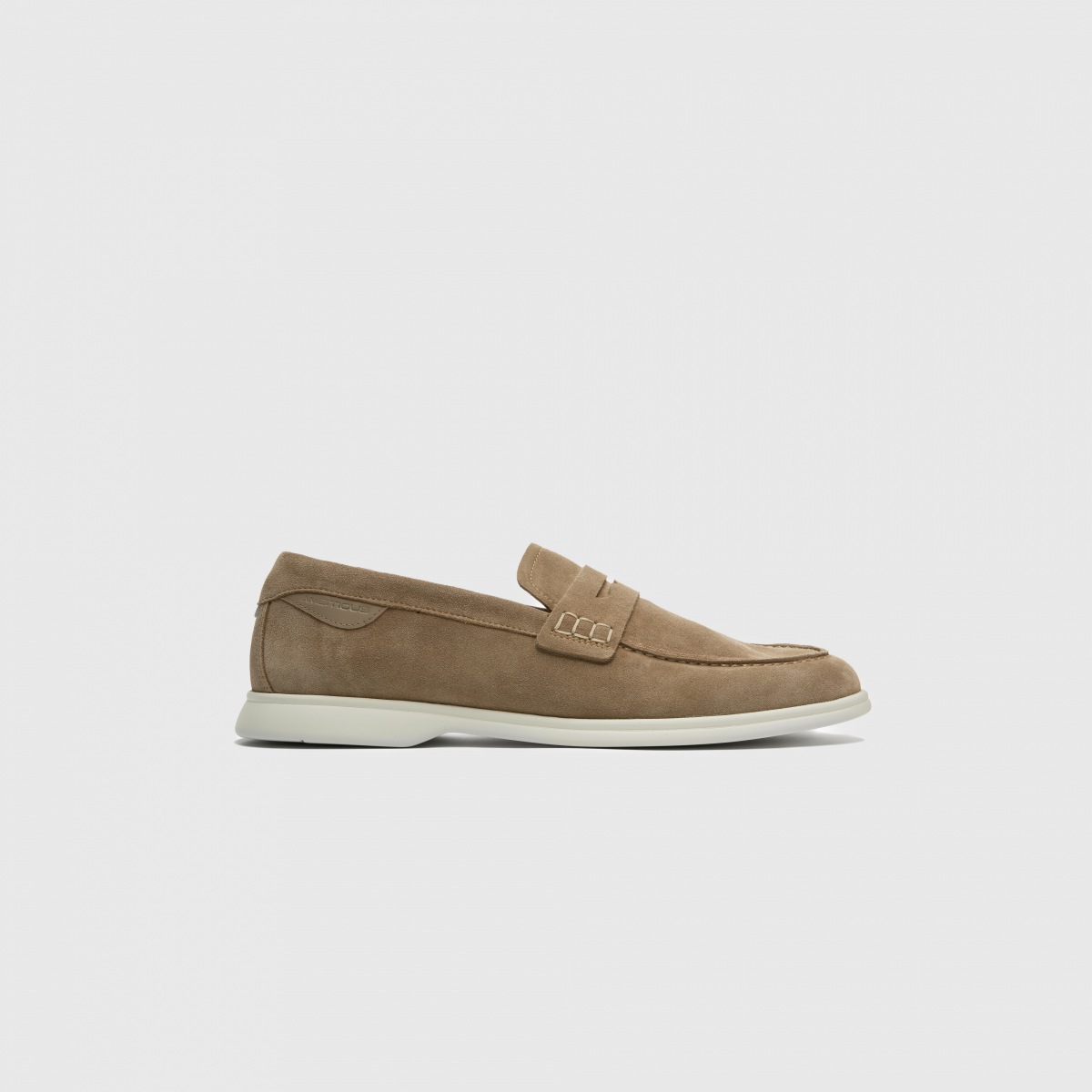 Nude Suede Loafer DAN - 13437-11009AM | Ambitious